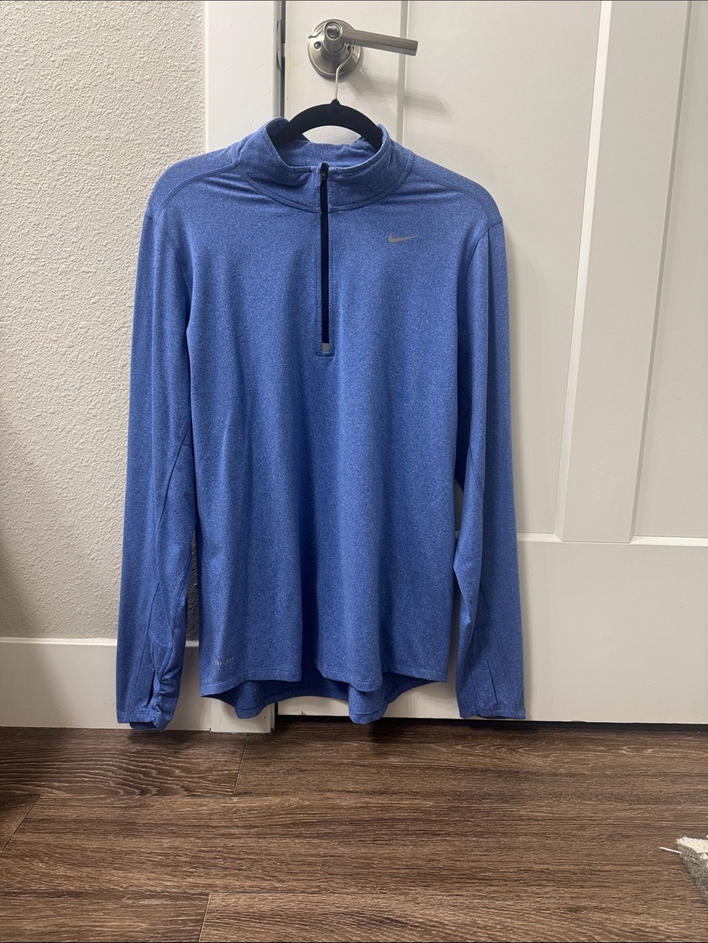 Nike Running Dri-FIT Quarter-Zip Pullover - Blue